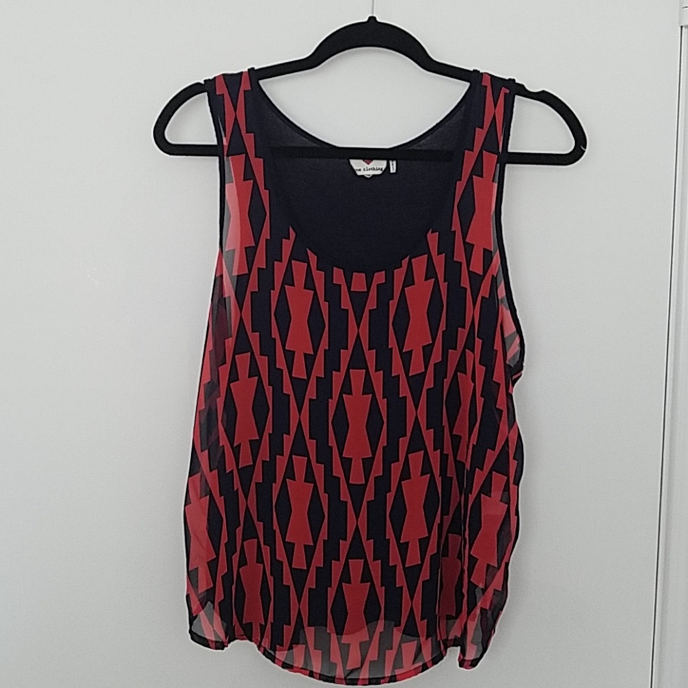 Tribal patterened tank
